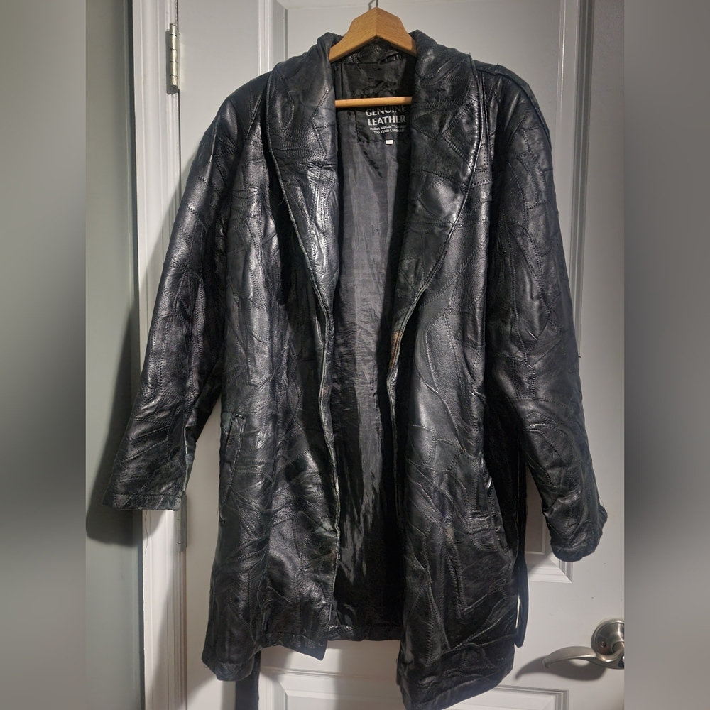 Genuine Leather Black Women's Jacket